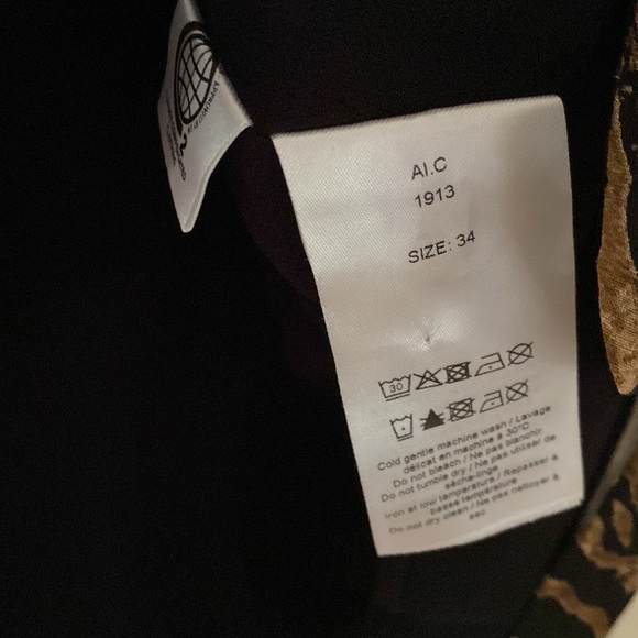 GANNI Tiger Print Dress NWT Size 34 Size US 2 Animal Print Mobwife Chic Viscose - Picture 10 of 16